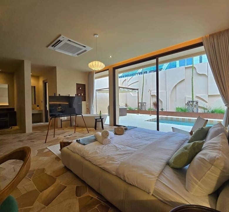 Modern Moroccan Style Pool Villa