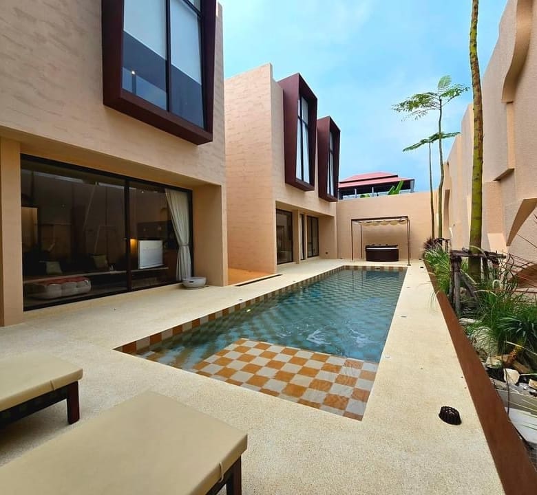 Modern Moroccan Style Pool Villa